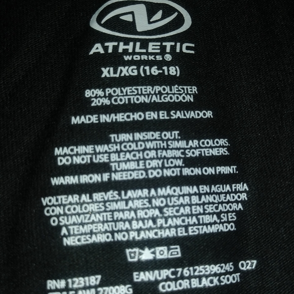 Breathe Athletic Works XL V neck shirt Clean - Picture 2 of 3